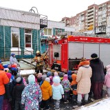 В наш детский сад приехал пожарный расчёт